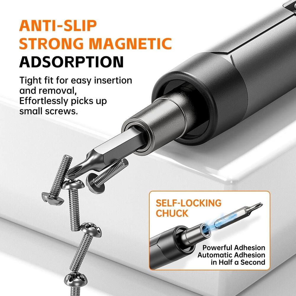 ANVANNA 120-IN-1 Mini Electric Screwdriver Set is a comprehensive electric preci - Picture 5 of 7